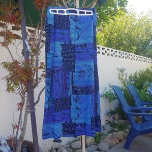 BLUE SKIRT BY CALIFORNIA KRUSH, Size XL